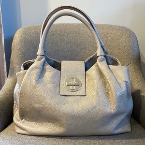 Kate Spade hobo bag. Stone grey color